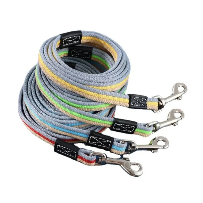 dog leash pet lead non-slip rubber nylon training walking rope work dog leashes