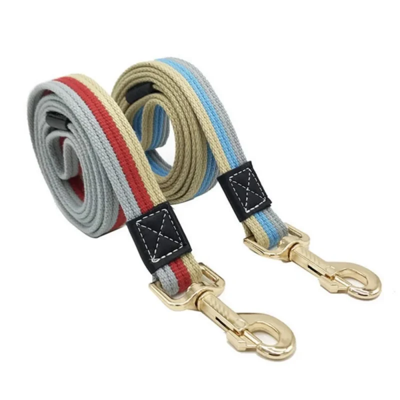 dog leash pet lead non-slip rubber nylon training walking rope work dog leashes red color blue color