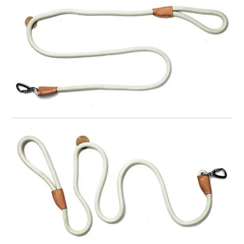 Adjustable Handle Hands Free Slip Lead Dog Leash