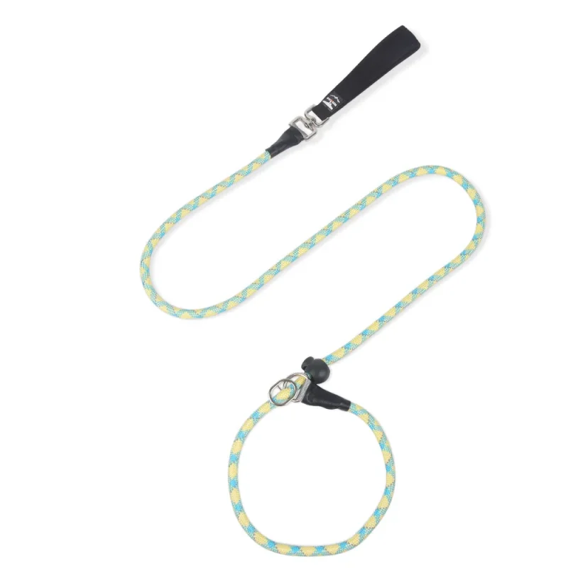 High-Density Nylon Ajustable Outdoor Multi-Coloured Reflective Dog Leash green color