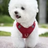 comfortable durable adjust suede vest harness dog